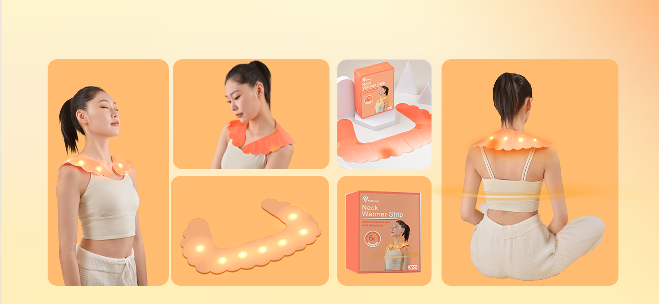 7-pad neck heat wraps-7