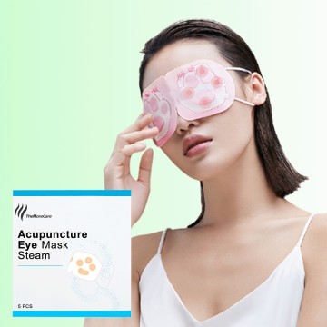 Air Activated Disposable Self Heated Warm Acupoint Steam Eye Mask for eye fatigue relief