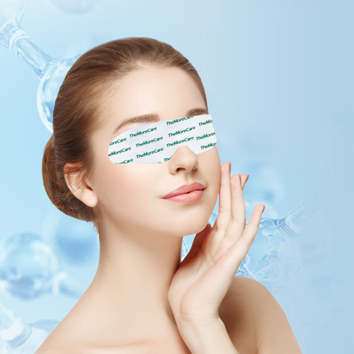 Eye medical hydrogel self cooling compress gel eye patch cold eye masks