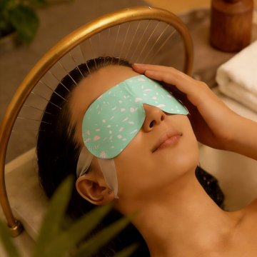 Custom Private Label Steam Eye Mask Wholesale OEM ODM Manufacturer Supply For Beauty Wellness Spa Head Salon