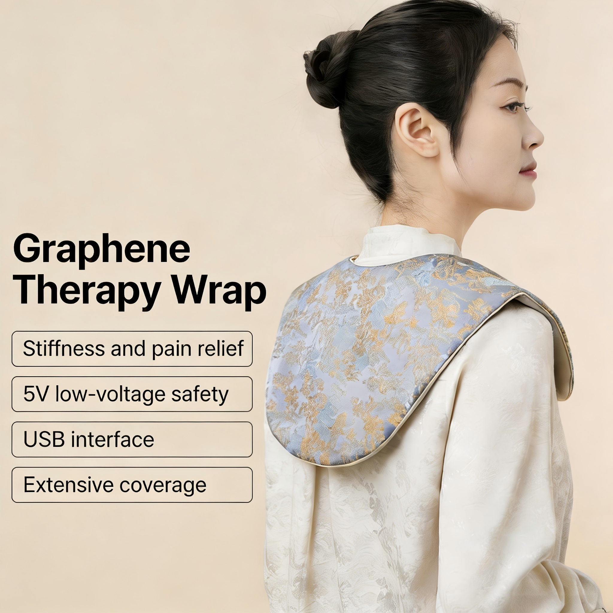 Graphene Shoulder Heat Wrap: Effective Pain Relief with Graphene Thermal Wrap Technology