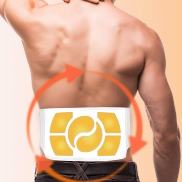 Air Activated Self-Warming Heated Therapy Waist Warm Belt Heat Wraps for Lower Back Pain Relief